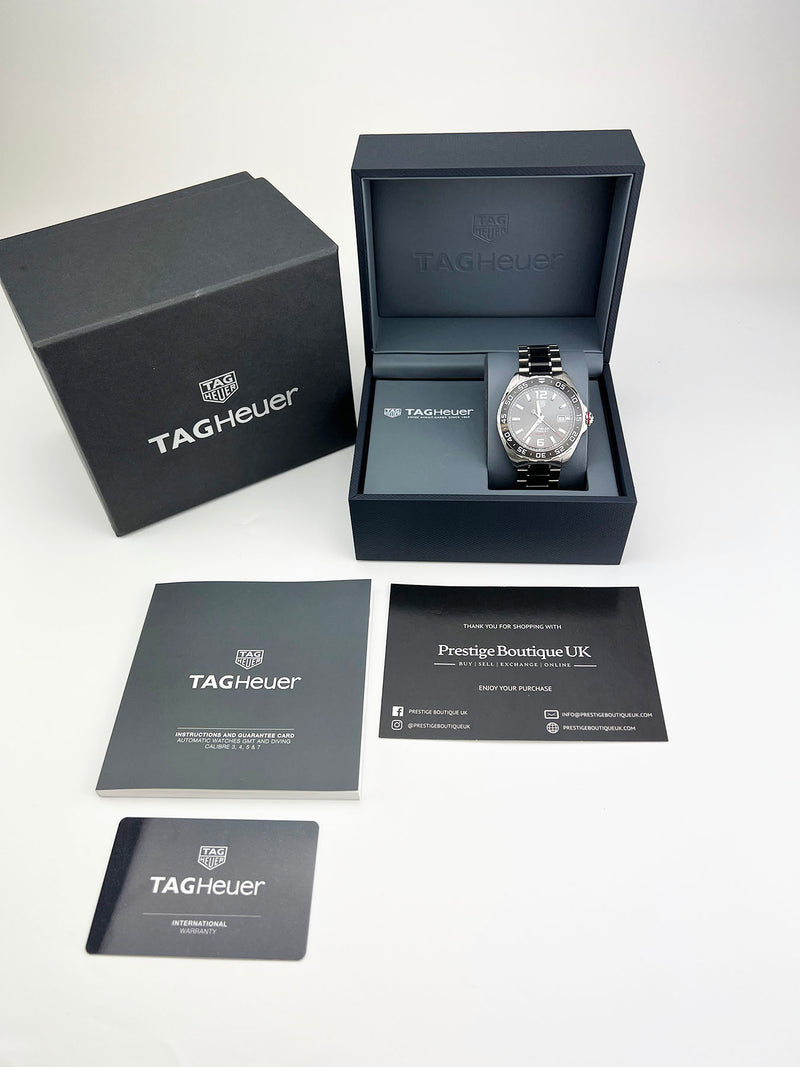 Mens Tag Heuer Formula 1 WAZ2011 Calibre 5 43mm Automatic Watch NEW