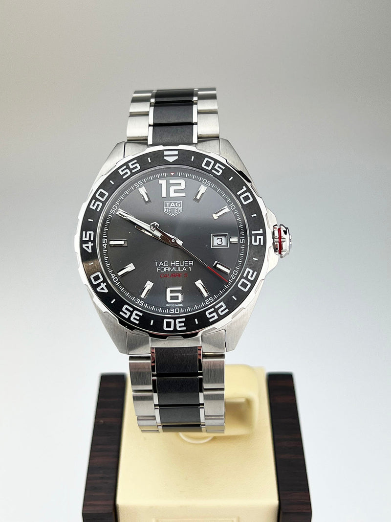 Mens Tag Heuer Formula 1 WAZ2011 Calibre 5 43mm Automatic Watch NEW