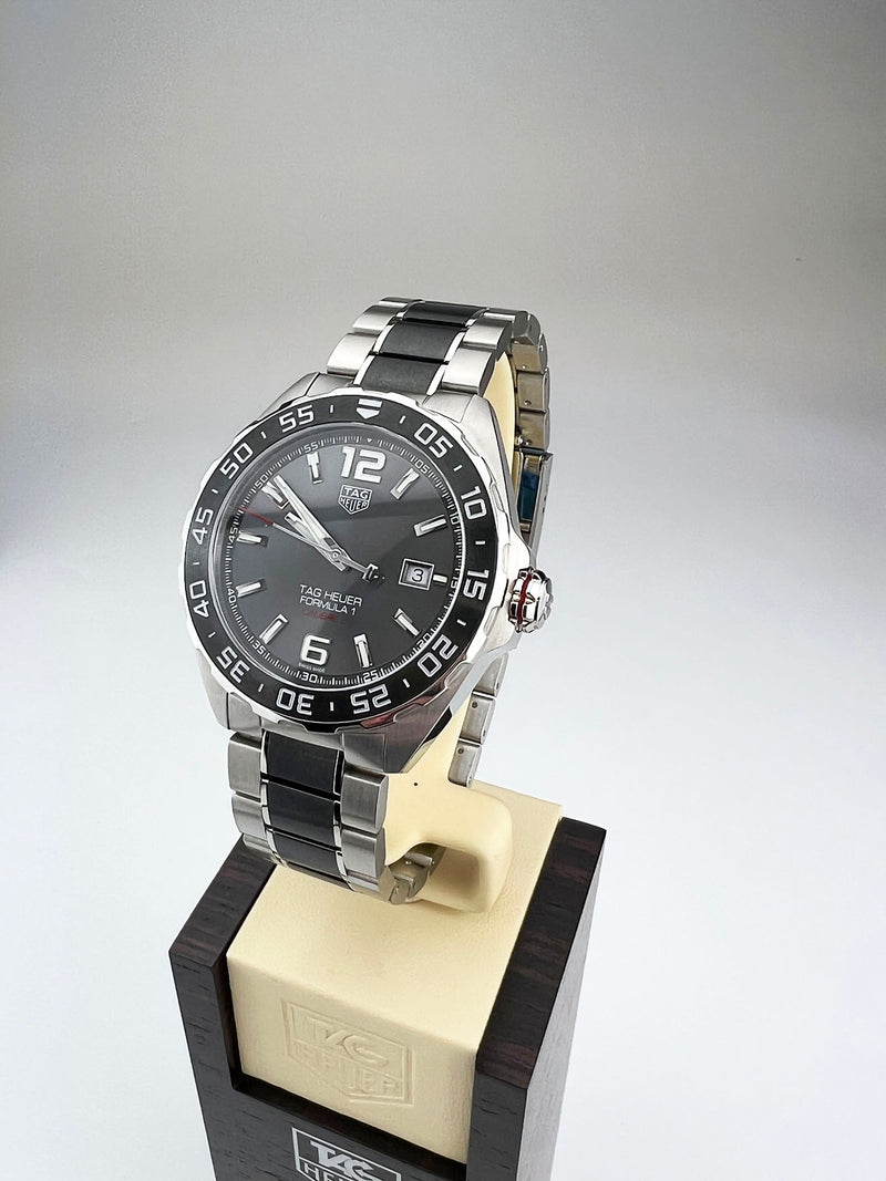 Mens Tag Heuer Formula 1 WAZ2011 Calibre 5 43mm Automatic Watch NEW