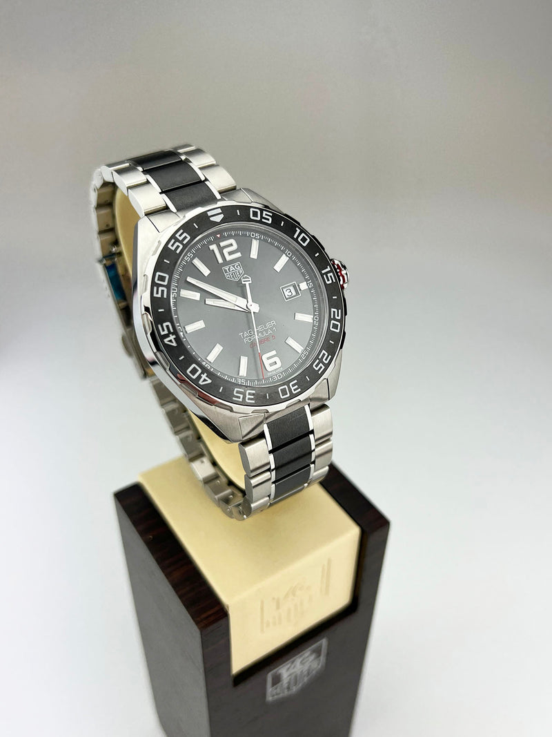 Mens Tag Heuer Formula 1 WAZ2011 Calibre 5 43mm Automatic Watch NEW